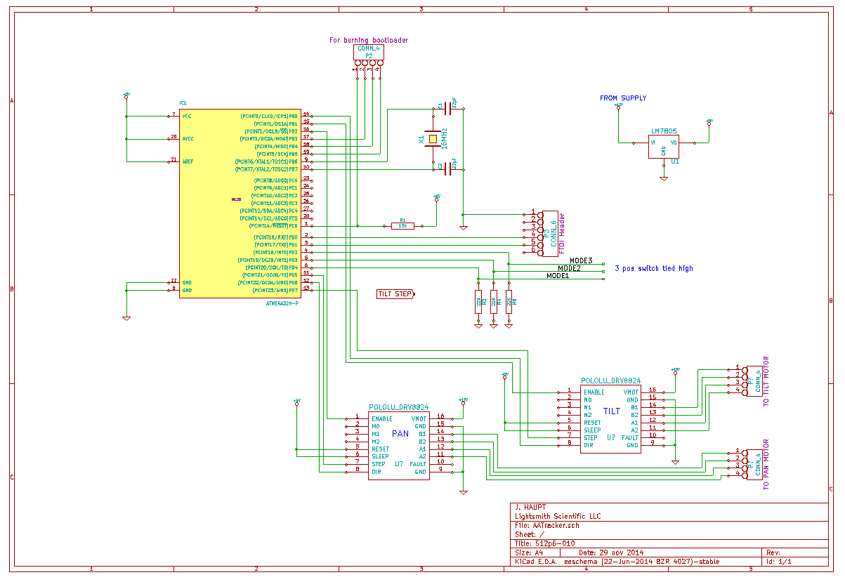 CG4 drive system controller schematic
